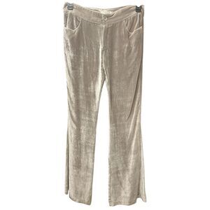 Sablyn Wide Leg Velvet Pant in Grey NWT Size Small